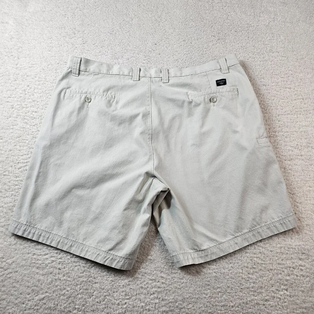 Dockers Shorts Mens 42 Light Khaki Relaxed Fit Flat Front Chino 9